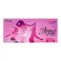 Тампоны  &laquo;Анна&raquo; ЛЮКС средний размер серия SPORT №20