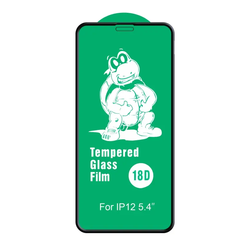 Защитное стекло IPH 12 (5.4)  18D усиленные края без упаковки