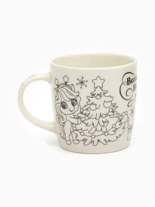 Роспись кружки красками &laquo;Лошадка в шапочке&raquo;, 300 мл