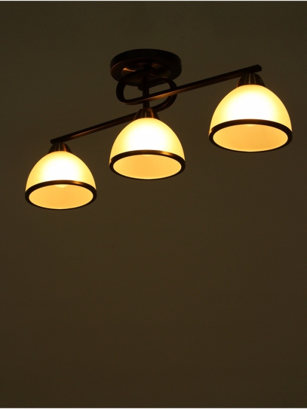 Люстра "Рендо" 3хЕ27 40Вт черно-бронзовый 61х15х23 см