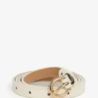 Ремень жен 02-01-01-01, Март2502, 1,3*0,3*110 см, без винта, пряж золото, 1 прокол,