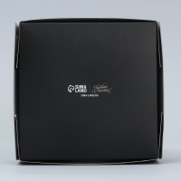 Коробка для конфет, кондитерская упаковка, 4 ячейки, &laquo;Настоящему мужчине&raquo;, 10.5 х 10.5 х 3.5 см