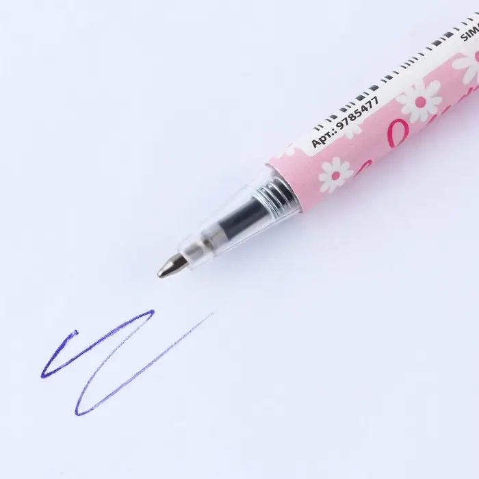 Ручка шариковая, синяя паста, 0.5 мм, автоматическая мини &laquo;С 8 марта!&raquo;