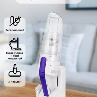 Ручной пылесос для дома беспроводной КТ-5198 - 75 Вт