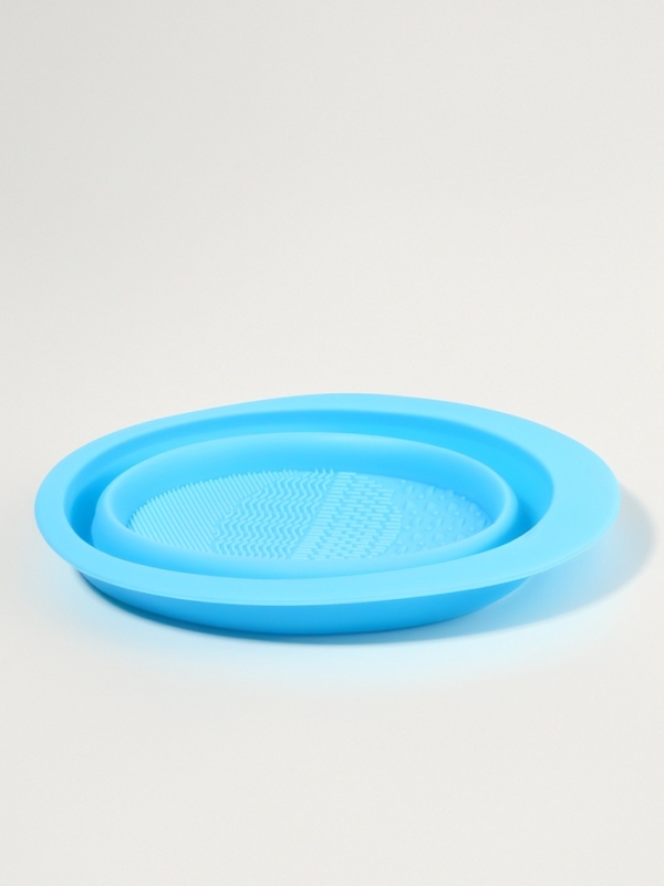 Ванночка - коврик для очистки кистей, 15 &times; 11 см, цвет МИКС