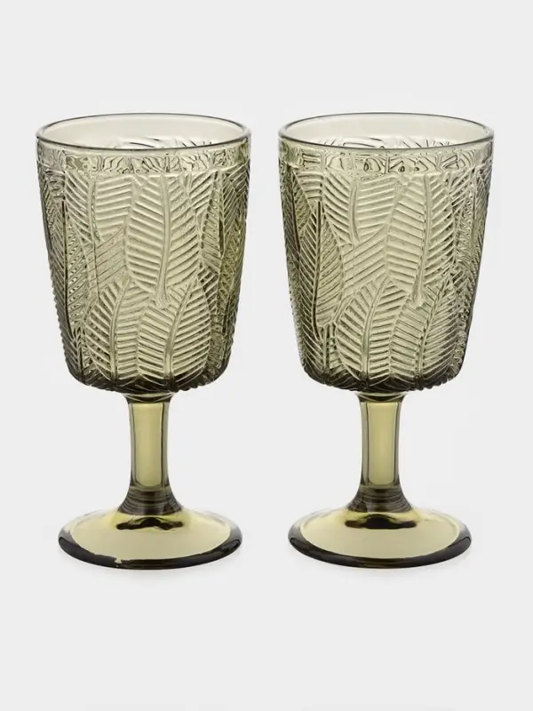 Набор бокалов "Флорин" 2 шт 300 мл, зеленый