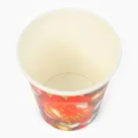 Стакан одноразовый бумажный &laquo;Воздушные шары фольга&raquo;, красный 250 мл