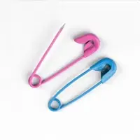 Булавки английские, 18 мм, 100 шт., цвет разноцветный