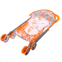 Коляска летняя для кукол &laquo;Лисички&raquo;, металлический каркас