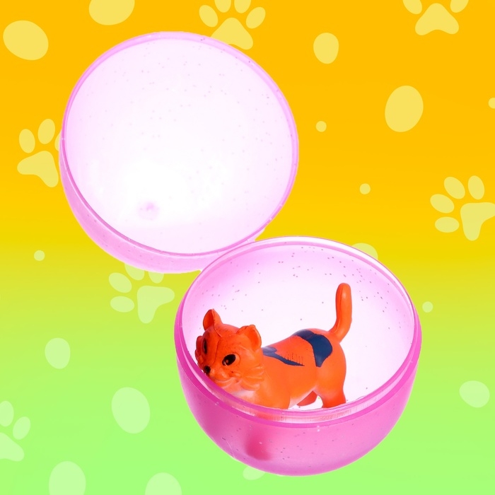 Детский игровой автомат &laquo;Домашние животные&raquo; с игрушками, в наборе 10 шаров-сюрпризов