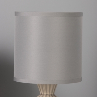 Лампа настольная "Центр" 40Вт Е14 серый 12х12х24см