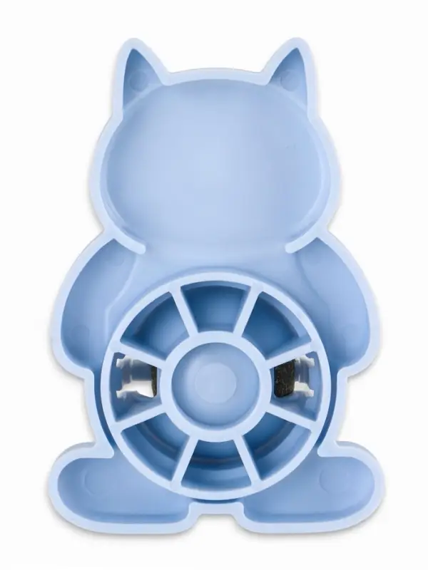 Игрушка для кошек из кошачьей мяты "Большой Кот" на основании, 4,5х6х6 см, синий