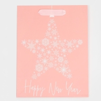 Пакет подарочный новогодний ламинированный &laquo;Сладкого Нового Года&raquo;, MS 18 х 23 х 10 см