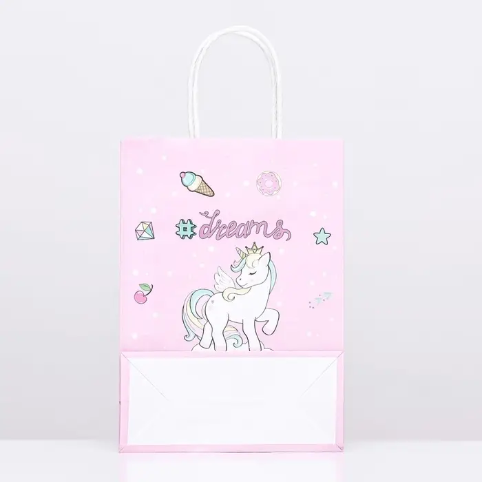Пакет крафт &laquo;Мечты&raquo;, 18&times;8&times;25 см