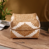 Корзинка плетеная "Манадо" бамбук 30х30х19 см, светлая