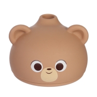 Крошка я, силиконовый поильник, серия мишка, коричневый SL-07274