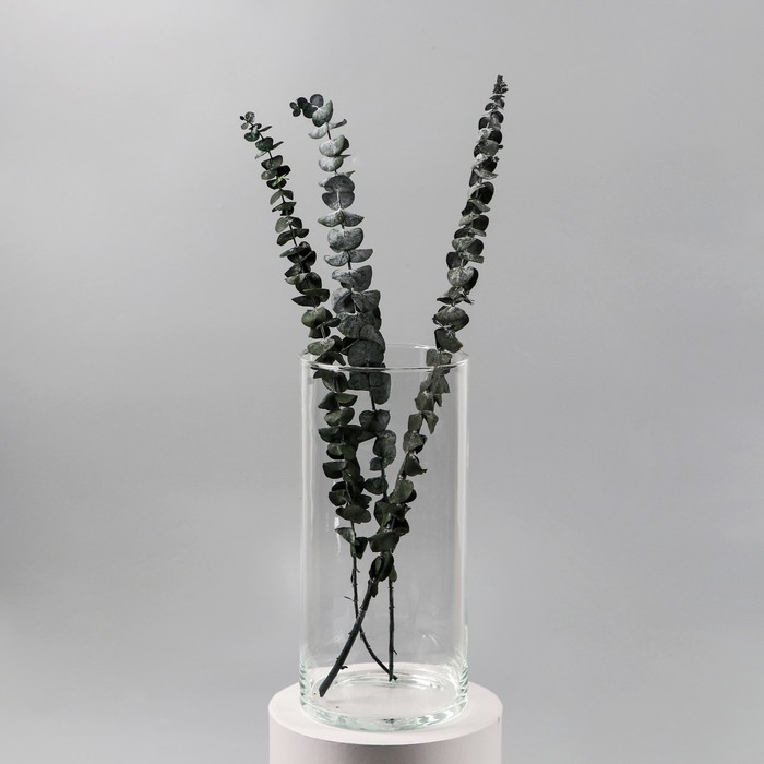 Ваза "Ротонда-1"  29,5х13,5см,  3,4л  прозрачная