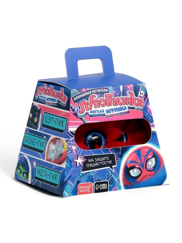 Мягкая игрушка &laquo;Лупоглазики. Плюшевые мстители: Спайди-пух&raquo;