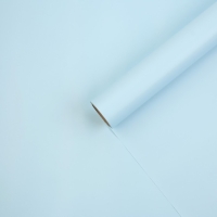 Плёнка для цветов упаковочная матовая &laquo;Голубой&raquo;, 0.5 x 8 м, 55мкм