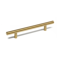 Ручка-рейлинг CAPPIO FRIDA, нержавеющая сталь, d=12 мм, м/о 128 мм, цвет золото, 4 шт.