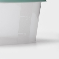 Набор контейнеров квадратных BioFresh, 3 шт: 0,23 л, 0,5 л, 0,9 л, цвет прозрачный, крышка МИКС