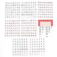 Касса букв, слогов и счета &laquo;Учим буквы и цифры&raquo;, А5, ПВХ, Маша и медведь