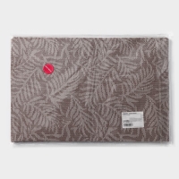 Салфетка сервировочная на стол Доляна &laquo;Тропические листья&raquo;, 45&times;30 см, цвет бежевый