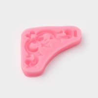 Молд Доляна &laquo;Лепнина&raquo;, силикон, 10,5&times;6&times;1 см, цвет розовый