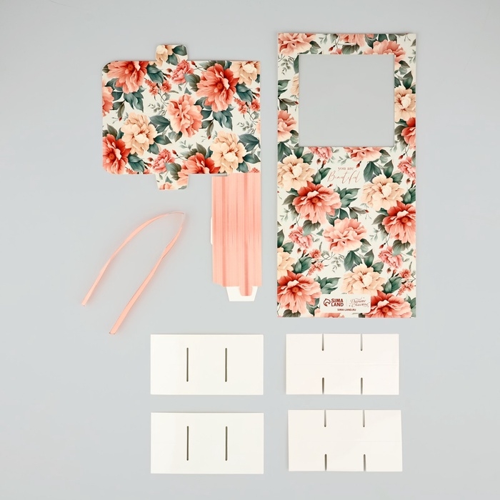 Коробка под 9 конфет с ячейками &laquo;Ты прекрасна&raquo; 14.5 х 13.5 х 3.5 см