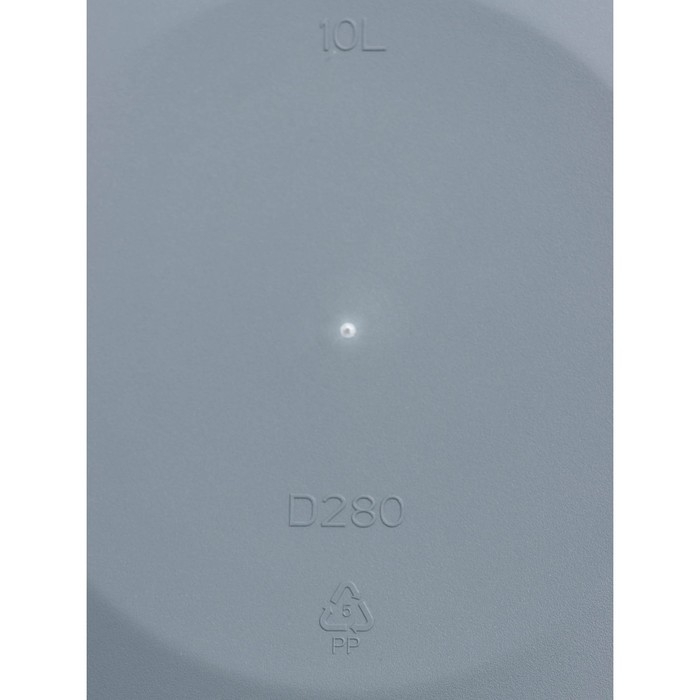 Кашпо для цветов со вставкой Tarragon, 10 л, d=28 см, h=26,2 см, цвет серый