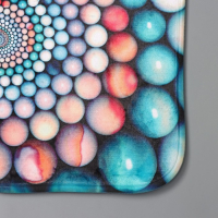 Коврик для ванной и туалета Доляна &laquo;Каменные завитки&raquo;, 3 шт: 35&times;39 см, 40&times;50 см, 45&times;75 см