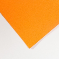 Фоамиран иранский 0,8-1 мм (оранжевый/125) 60х70 см