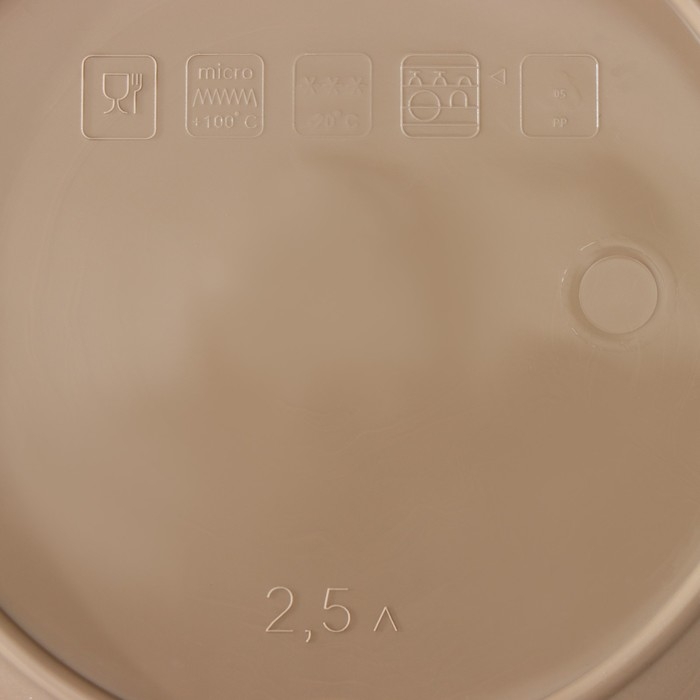 Салатник с крышкой &laquo;Galaxy&raquo;, 2,5 л, цвет микс