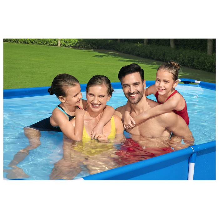 Бассейн каркасный Steel Pro, 400 х 211 х 81 см, фильтр-насос, 56424 Bestway