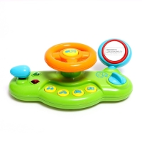 Руль музыкальный развивающий &laquo;Вперёд!&raquo;, световой и звуковой эффект, МИКС