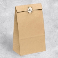 Наклейки для бизнеса &laquo;100 % натурально&raquo;, 4 х 4 см - 50 шт.