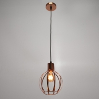 Светильник BayerLux 69960/1 E27 40Вт розовое золото 17х17х22-122 см