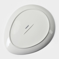 Блюдо для подачи фарфоровое Magistro &laquo;Бланш&raquo;, d=32 см, цвет белый