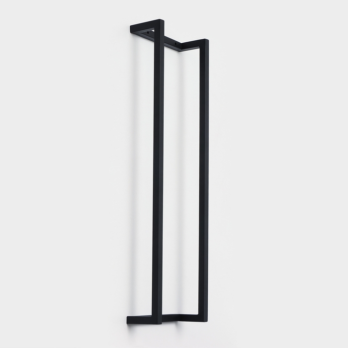 Держатель для полотенец, 10&times;23,3&times;80 см, цвет чёрный