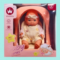 Пупс &laquo;Милый малыш&raquo; с качелью, 15 см, МИКС