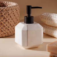 Дозатор для жидкого мыла SL Home &laquo;Артемида&raquo;, 380 мл, цвет белый