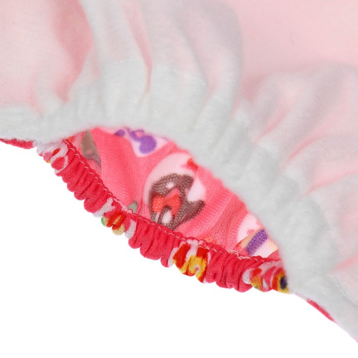 Многоразовый подгузник &laquo;Веселые зверята&raquo;, 3-15 кг, цвет красный, Крошка Я