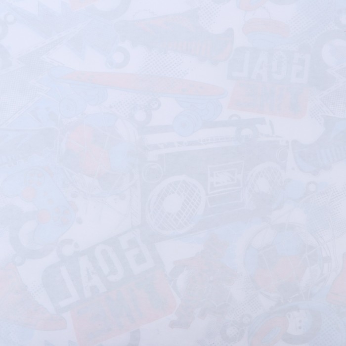 Бумага упаковочная глянцевая Футбол", 70 &times; 100 см,1 лист