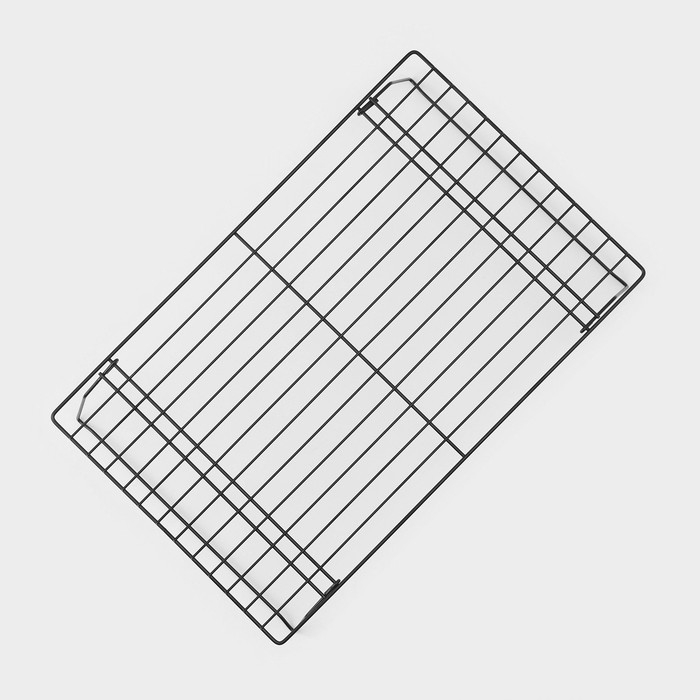 Решётка для глазирования и остывания выпечки 3-х ярусная KONFINETTA, 40,5&times;25 см, цвет чёрный