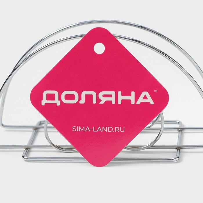 Салфетница Доляна &laquo;Завиток&raquo;, 13,5&times;6&times;7 см