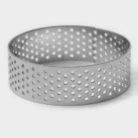 Форма перфорированная для выпечки Доляна &laquo;Круг&raquo;, d=6 см, цвет серебристый