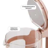 Чайник электрический стеклянный КТ-6781 - 1,5 л