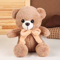 Мягкая игрушка &laquo;Мишка в шарфе&raquo;, 24 см, цвет коричневый