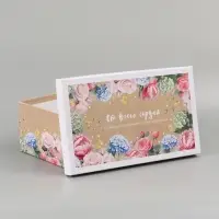 Набор подарочных коробок 10 в 1 &laquo;Нежные цветы&raquo;, 12 &times; 7 &times; 4 - 32.5 &times; 20 &times; 12.5 см