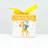 Коробка Самосборная "Детская" Жираф 10х10х10 см